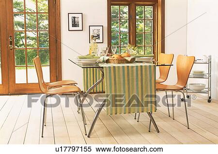 Stock Photography - Dining room table. Fotosearch