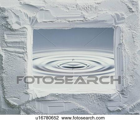 Drop of water and ripples in a frame View Large Photo Image Stock Image - Drop of water and ripples in a frame. Fotosearch