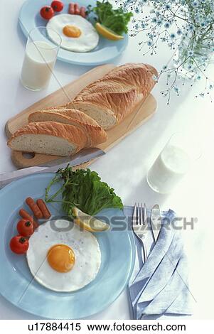 Egg and salad meal with sliced bread View Large Photo Image Stock Photography - Egg and salad meal with sliced bread. Fotosearch