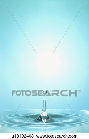 Falling waterdrop View Large Photo Image Stock Photo - Falling waterdrop. Fotosearch
