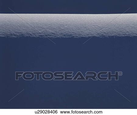 Stock Photograph - Field Covered with Snow. Fotosearch