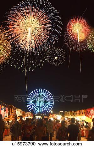 Firework display at a carnival View Large Photo Image Stock Image - Firework display at a carnival. Fotosearch