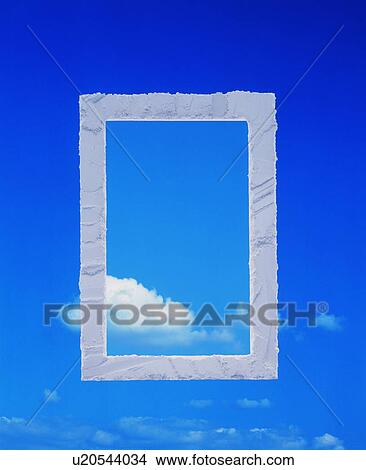 Frame in a blue sky View Large Photo Image Picture - Frame in a blue sky. Fotosearch
