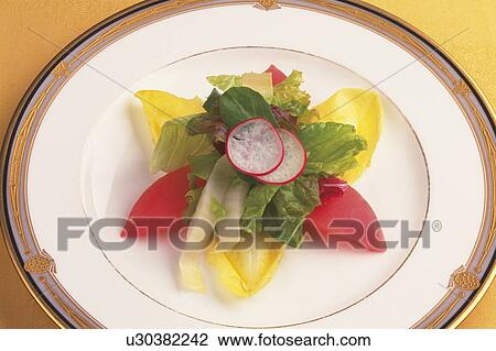 Stock Image - French salad. Fotosearch