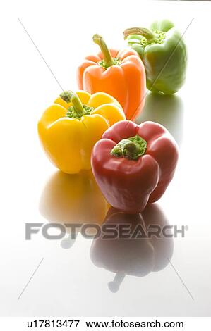Stock Photo - Fresh bell peppers. Fotosearch