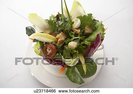 Stock Photograph - Fresh green salad. Fotosearch