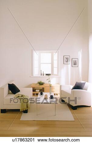 Stock Image - Furnished living room. Fotosearch