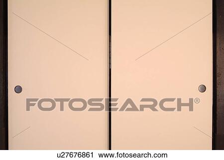 Stock Image - Fusuma doors. Fotosearch