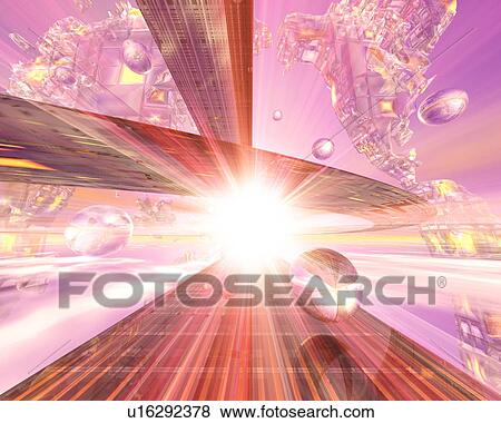 Stock Photo - Futuristic image. Fotosearch