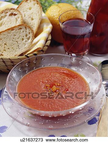 Gazpacho View Large Photo Image Stock Image - Gazpacho. Fotosearch
