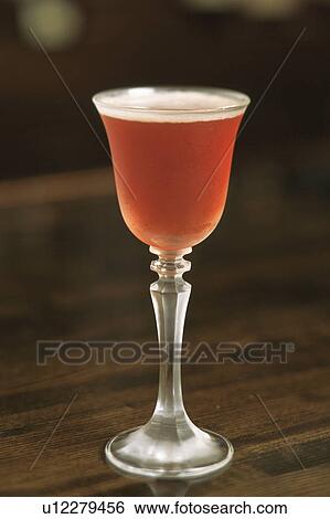 Stock Photograph - Glass of cocktail. Fotosearch