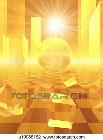 Globe on top of Cubes View Large Photo Image Stock Image - Globe on top of Cubes. Fotosearch