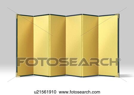 Golden folding screen View Large Photo Image Stock Image - Golden folding screen. Fotosearch