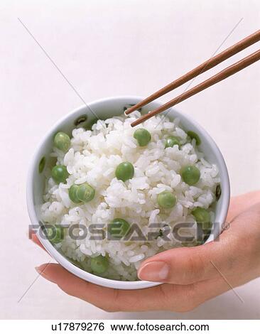 Green pea rice View Large Photo Image Stock Photograph - Green pea rice. Fotosearch