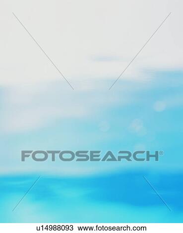 Stock Image - Hazy water surface. Fotosearch