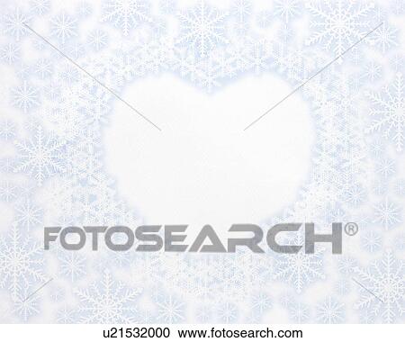 Stock Image - Heart Shape on White Background. Fotosearch
