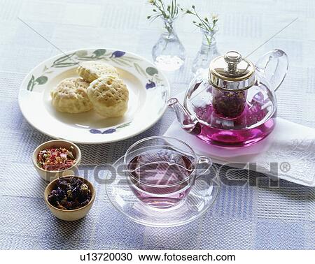 Stock Image - Herbal tea. Fotosearch