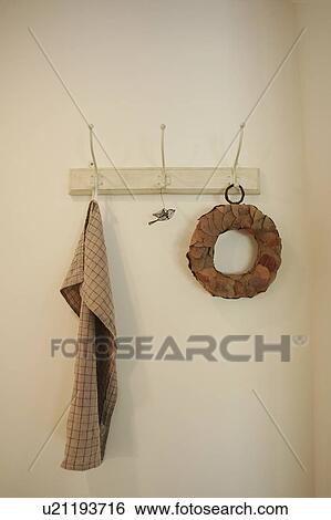 Hooks on wall View Large Photo Image Stock Photograph - Hooks on wall. Fotosearch
