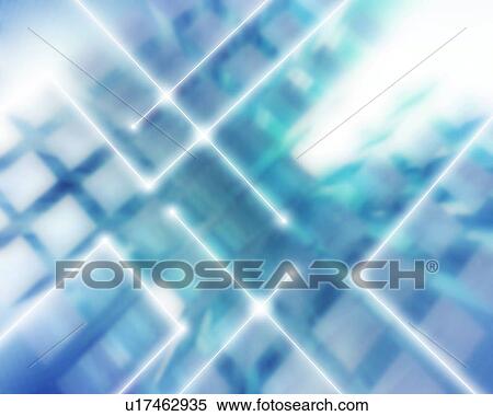 Stock Photography - Illuminated lines and connections. Fotosearch