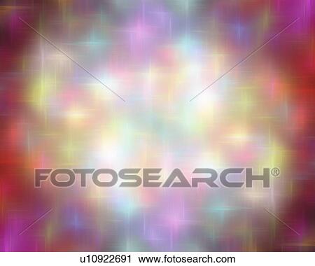Stock Image - Illumination, computer graphic, defocused. Fotosearch