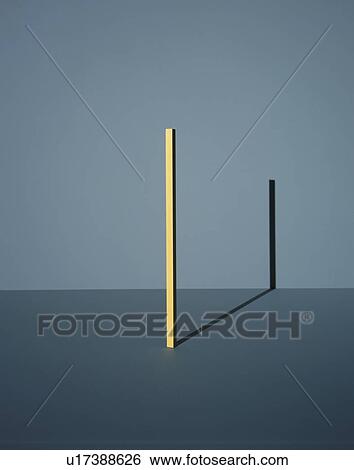 Stock Photograph - Illustration of a Stick and the Shadow. Fotosearch