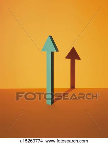 Illustration of an Arrow and the Shadow View Large Photo Image Picture - Illustration of an Arrow and the Shadow. Fotosearch