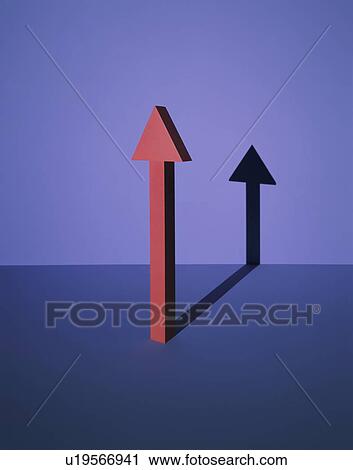 Illustration of an Arrow and the Shadow View Large Photo Image Stock Image - Illustration of an Arrow and the Shadow. Fotosearch