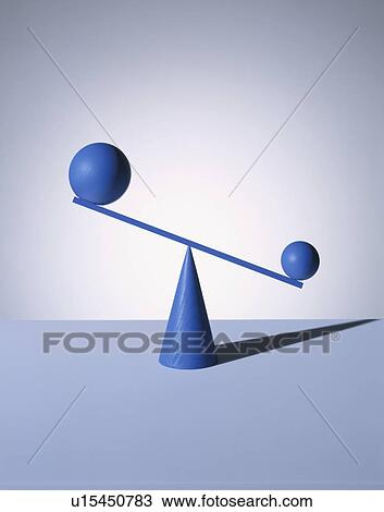 Stock Image - Illustration of Balance Scale. Fotosearch