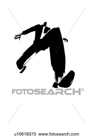 Illustration of businessman jumping, white background View Large Photo Image Stock Image - Illustration of businessman jumping, white background. Fotosearch