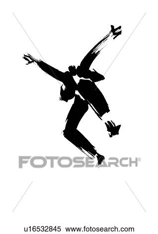 Illustration of businessman jumping, white background View Large Photo Image Stock Photography - Illustration of businessman jumping, white background. Fotosearch