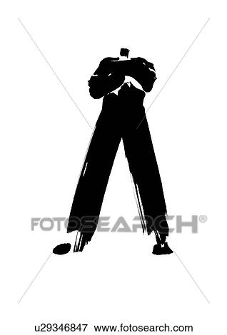 Illustration of businessman standing with arms crossed, white background View Large Photo Image Stock Photo - Illustration of businessman standing with arms crossed, white background. Fotosearch