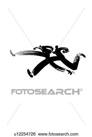 Illustration of businessmen running, white background View Large Photo Image Stock Photograph - Illustration of businessmen running, white background. Fotosearch