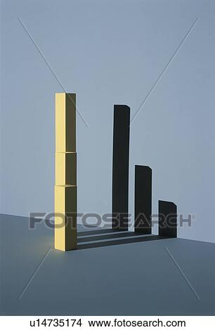 Picture - Illustration of Sticks and the Shadows. Fotosearch