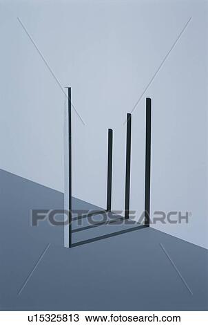 Stock Image - Illustration of Sticks and the Shadows. Fotosearch