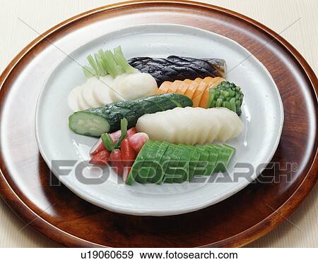 Stock Photo - Japanese pickles. Fotosearch