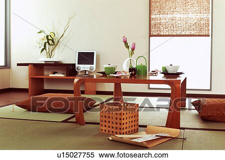 Japanese Style Living Room Stock Photography U15027755 Fotosearch