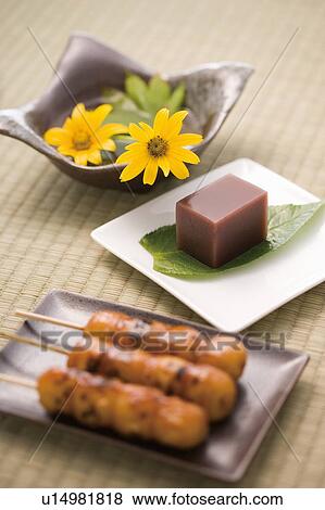 Stock Photo - Japanese Sweets. Fotosearch