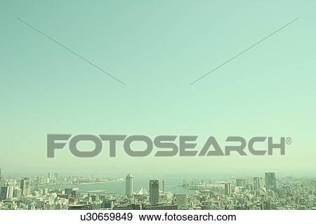 Stock Photo - Kobe City in Bay Area. Fotosearch