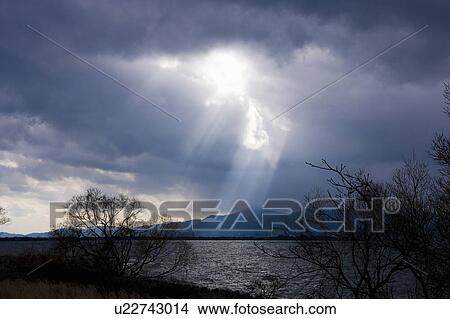 Picture - Lake Biwa. Moriyama, Shiga Prefecture, Japan. Fotosearch