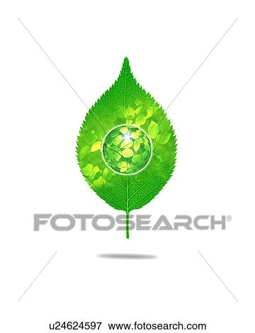 Leaf and ball with image of leaves, computer graphic, white background View Large Photo Image Stock Photo - Leaf and ball with image of leaves, computer graphic, white background. Fotosearch