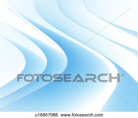 Stock Photograph - Light Blue Wave, Illustration. Fotosearch