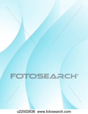 Light Blue Wave, Illustration View Large Photo Image Stock Photograph - Light Blue Wave, Illustration. Fotosearch