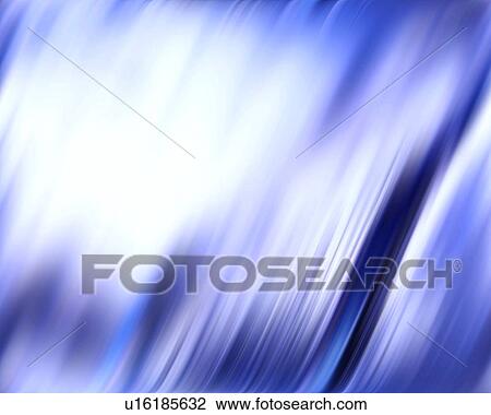 Stock Image - Lights, computer graphic, blurred motion, full frame. Fotosearch