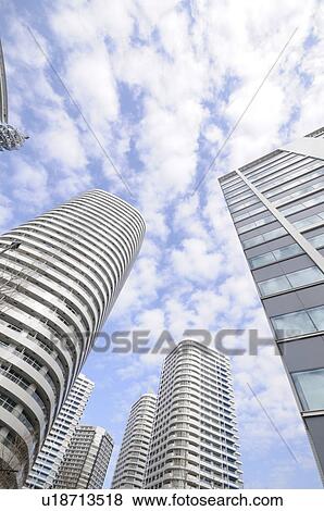 Low Angle View of Skyscrapers View Large Photo Image Stock Photo - Low Angle View of Skyscrapers. Fotosearch