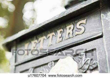 Picture - Mailbox, close up. Fotosearch