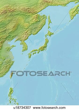 Map of Japan, blue background View Large Photo Image Stock Photo - Map of Japan, blue background. Fotosearch
