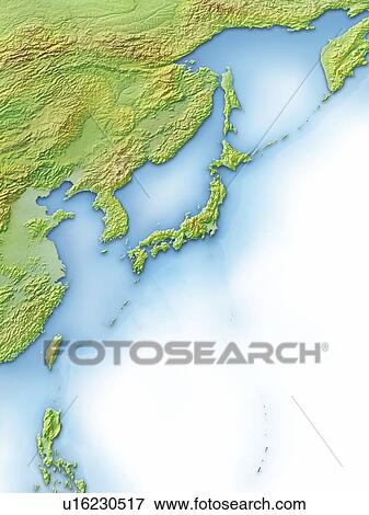 Map of Japan, white background View Large Photo Image Stock Photo - Map of Japan, white background. Fotosearch