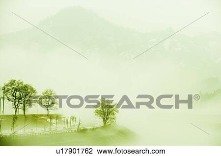 Stock Image - Misty Morning. Fotosearch