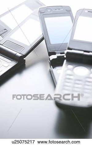 Stock Photo - Mobile phones. Fotosearch
