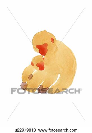 Monkey hugging baby View Large Photo Image Stock Image - Monkey hugging baby. Fotosearch